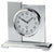 AMS Table Clock 16x17x6 cm Metal • Modern Radio Movement • Elegant Design