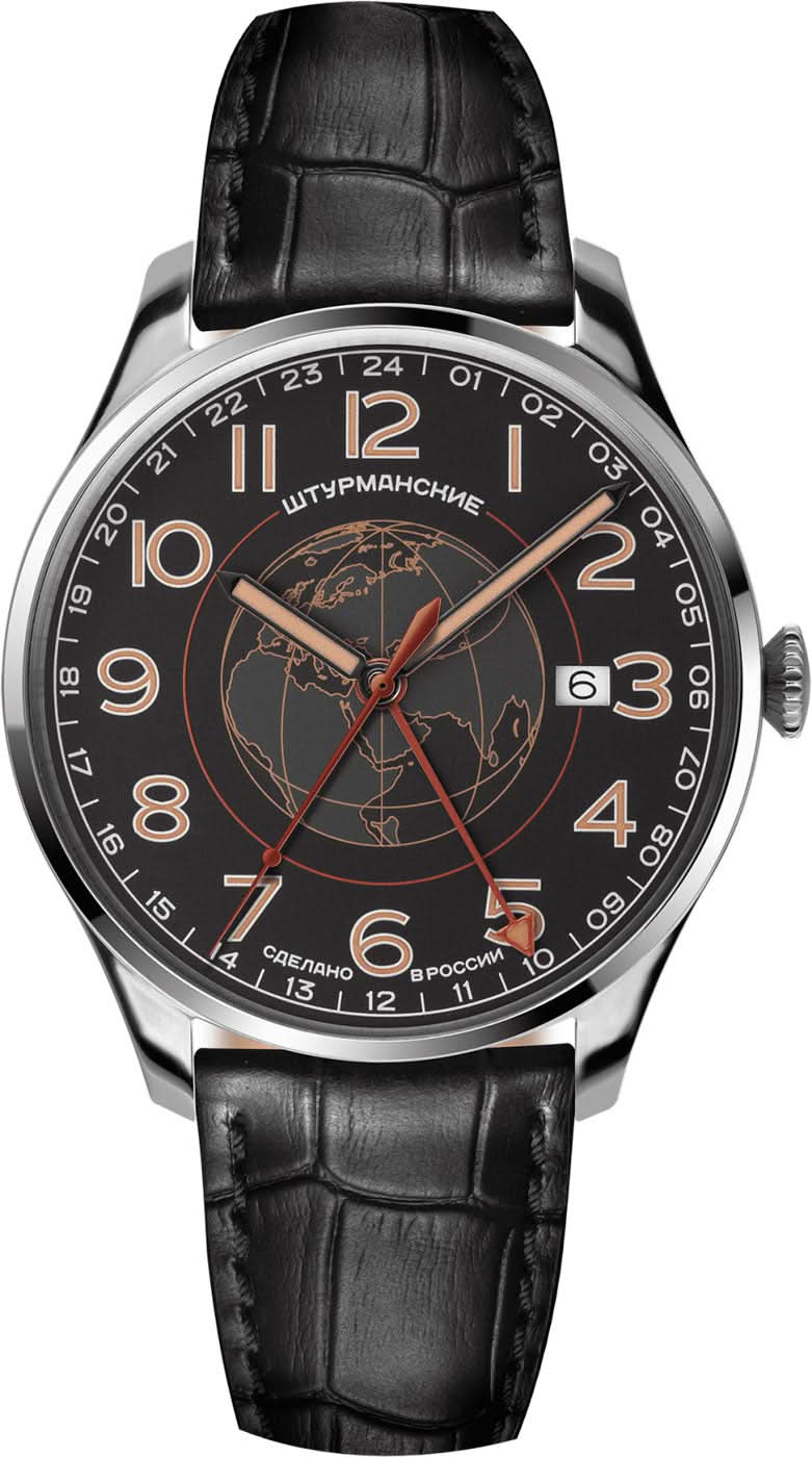 Sturmanskie Sputnik GMT 51524-1071663 Men's Watch • Space History • GMT Function