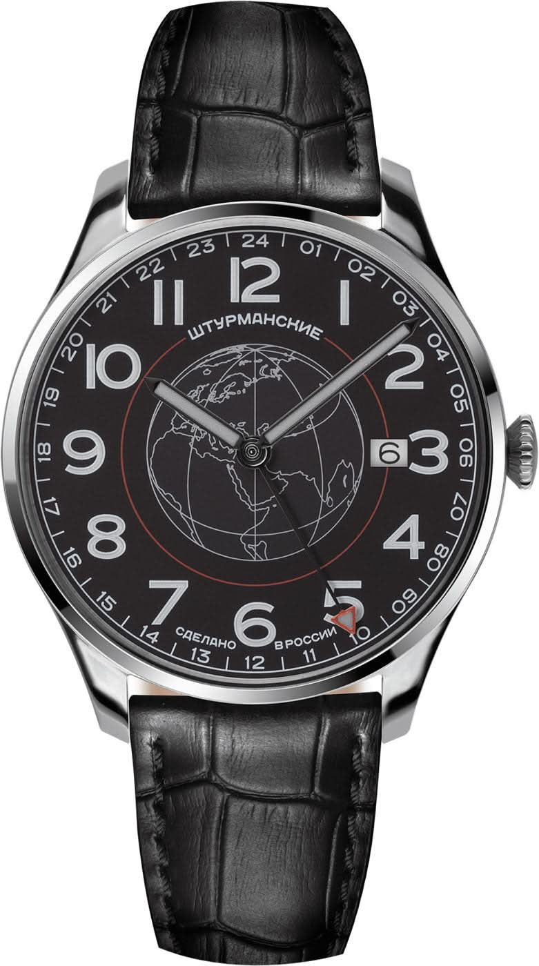 Sturmanskie Sputnik GMT 51524-1071665 Men's Watch • Legendary Space History • Reliable Quartz Caliber