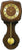 AMS Wall Clock 58x26x10 cm Wood • Radio-Controlled Movement • Westminster Chime
