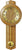 AMS Wall Clock 62x25x10 cm Wood • Radio-Controlled Movement • Pendulum