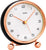 AMS Desk Clock 18x18x9 cm Metal • Precise Radio-Controlled Movement • Elegant Design