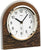 AMS Table Clock 13x13x6 cm Wood • Modern Design • Radio-controlled