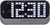 Nextime Table Clock 17.5x8.5x5 cm Acrylic • Digital Display • Alarm Function