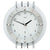 AMS Wall Clock 68x24x7 cm Metal • Precise Radio-Controlled Movement • No Summer/Winter Time Change