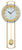 AMS Wall Clock 60x24x6 cm Metal • Radio-Controlled • Silent