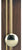 AMS Wall Clock 62x22x8 cm Brass • Radio-Controlled • With Pendulum