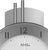 AMS Wall Clock 62x22x8 cm Wood • Radio-controlled pendulum movement • Modern design