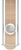 AMS Wall Clock 60x24x6 cm Wood • Radio-Controlled Clock • Pendulum Clock