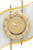 AMS Wall Clock 45x29x7 cm Metal • Radio-controlled movement • Curved mineral glass