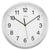 AMS Wall Clock 40x40x5 cm Aluminum • Radio Controlled • Precise Quartz Movement