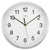 AMS Wall Clock 50 cm Ø Aluminum • Radio-Controlled • XXL Design