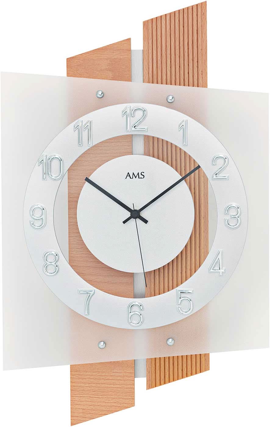 AMS Wall Clock • Wood • Modern • Timeless