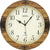 AMS Wall Clock 35 cm Ø Wood • Radio Controlled • Timeless Design