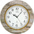 AMS Wall Clock 50x50x5 cm Wood • Radio Controlled • Timeless Design