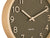 Karlsson Pure Wood Grain Small KA5851MG Wanduhr Moosgrün • Geräuschloses Sweep-Uhrwerk • Naturholz-Design, Bild 3