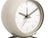 Karlsson Nirvana Globe KA5857WG Wecker Warmgrau • Geräuschloses Sweep-Uhrwerk • Industrielles Rundsockel-Design, Bild 3