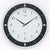 AMS Wall Clock 31x31x4 cm Aluminum • Modern Design • Precise Radio-Controlled Movement