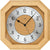AMS Wall Clock 26x26x5 cm Wood • Radio-controlled • Elegant Beechwood Design