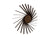 Karlsson Helix XL KA5890DW Wanduhr Dunkelholz • Holzfurnier-Spiraldesign • Großformat 68 cm, Bild 2