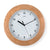 AMS Wall Clock 31x31x5 cm Wood • Radio Controlled • Modern Design
