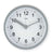 AMS Wall Clock 16x16x5 cm Plastic • Radio-controlled • Suitable for bathrooms