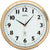 AMS Wall Clock 32x32x5 cm Brass • Radio-Controlled for Precision • Elegant Brass Casing