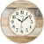 AMS Wall Clock 35 cm Ø Wood and Plastic • Radio-Controlled Quartz Movement • Clear Design