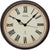 AMS Wall Clock 42x42x8 cm Metal • Silent Radio-Controlled Movement • Roman Numerals