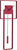 Hermle Wall Clock 53.34x25.4x12.7 cm MDF • Puristic Design • Reliable Quartz Movement