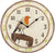 Atlanta Wall Clock 29.5 cm Ø Plastic • Stylish Design • Precise Quartz Movement