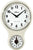 Atlanta Wall Clock 30x19.5x6.5 cm Plastic • Integrated Short-Term Timer • Vintage Design