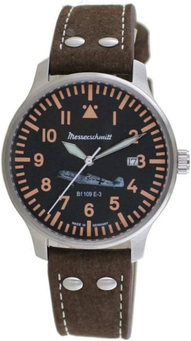 Messerschmitt BF109E BF109E-3-A Men's Watch • Made in Germany • Pilot