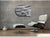 Dixtime Wall Clock 70x50x4 cm Aluminum • Silent Movement • Made in Germany