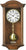 AMS Wall Clock 53x27x13 cm Wood • Mechanical 14-Day Movement • Manual Chime Shut-off