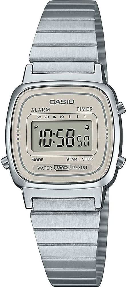 Casio Vintage LA670WEA-8AEF Women's Watch • Iconic Retro Design • 7 Preset Timers