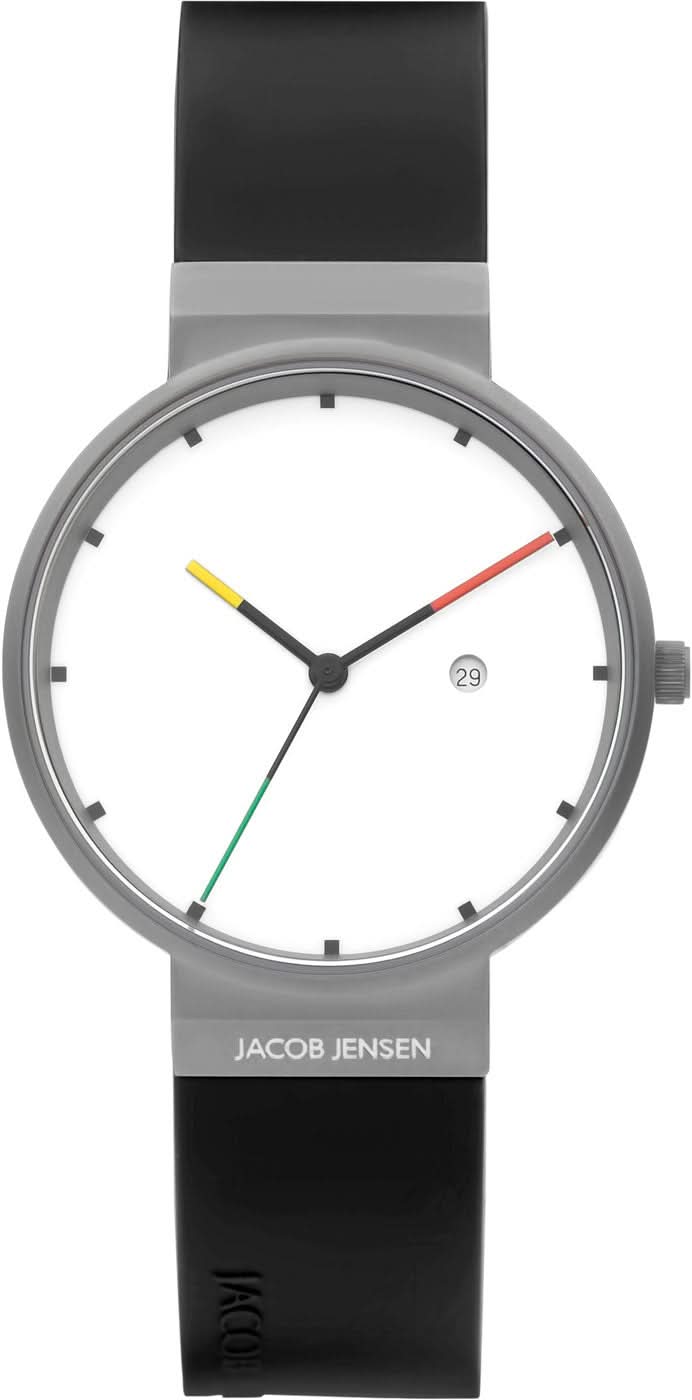 Jacob Jensen Titanium 642 Unisex Watch • Titanium Case • Sapphire Crystal