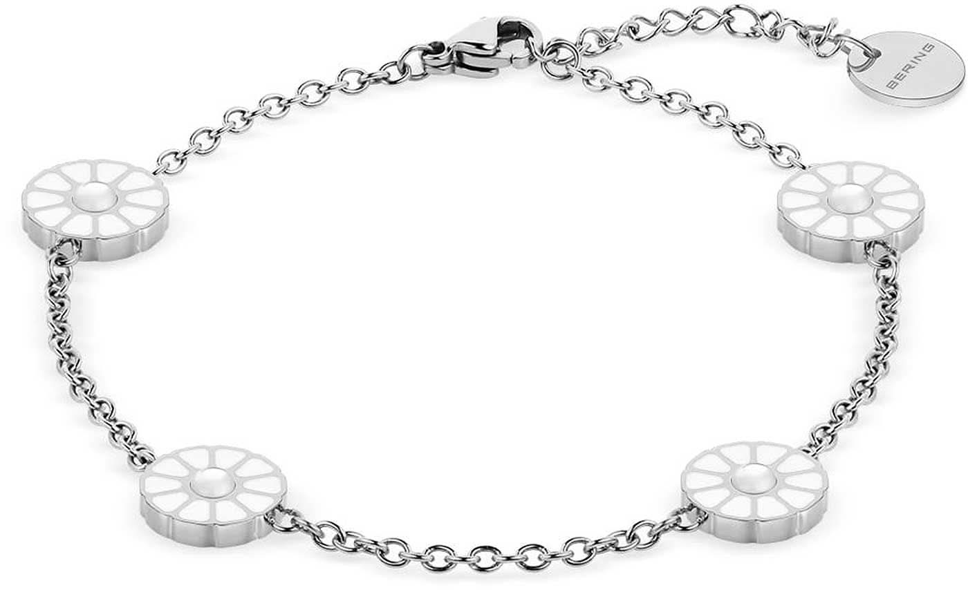 Stainless steel bracelet with pendant - Bering Jewelry Model: 647-15-180