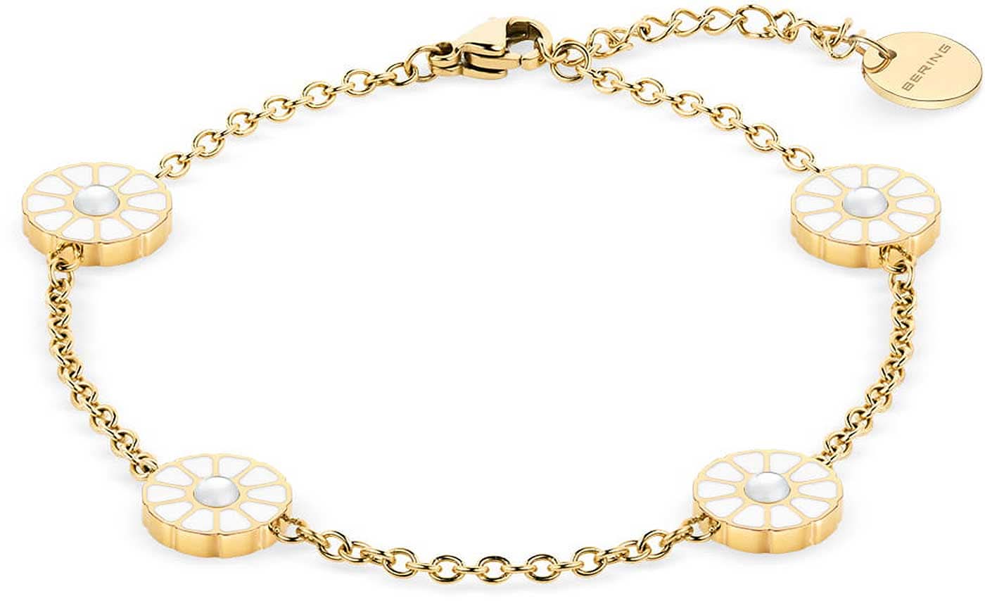 Stainless steel bracelet with pendant - Bering Jewelry Model: 647-25-180