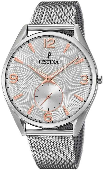 Festina Retro F6869/1 Men's Watch • Elegant Vintage Design • High-Quality Stainless Steel