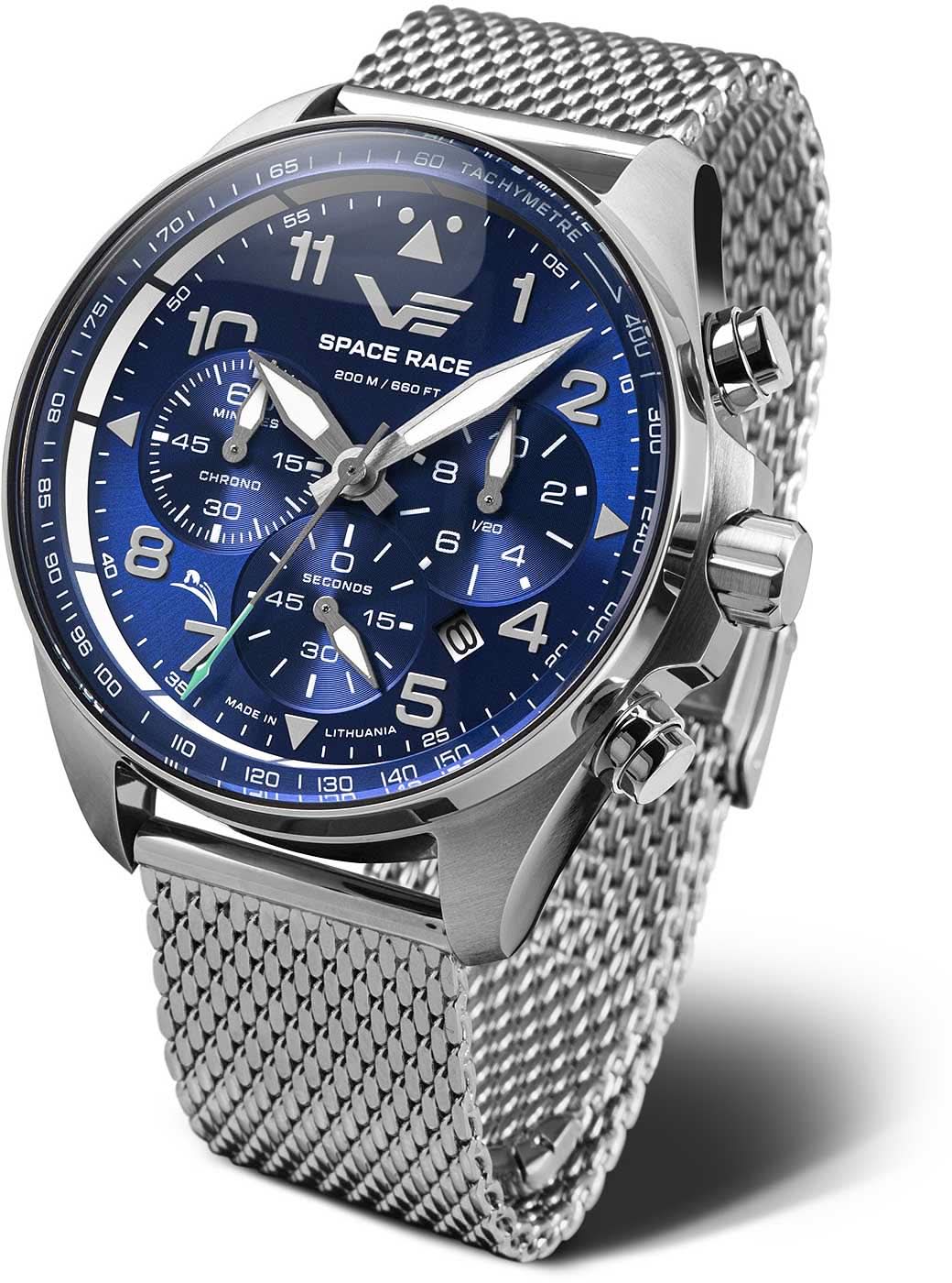 Vostok Europe Space Race 6S20-325A742B Men's Watch • 20 ATM • K1 Safety Glass
