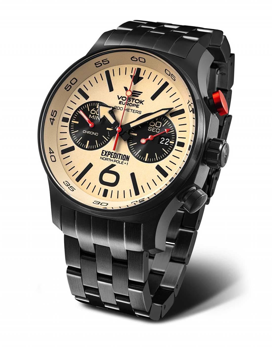 Vostok Europe Expedition North Pole-1 6S21-595C644B Men's Watch • 20 ATM Water Resistance • K1 Safety Glass