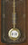 AMS Wall Clock 50x27x8 cm Walnut • Quartz Movement • Westminster Chime