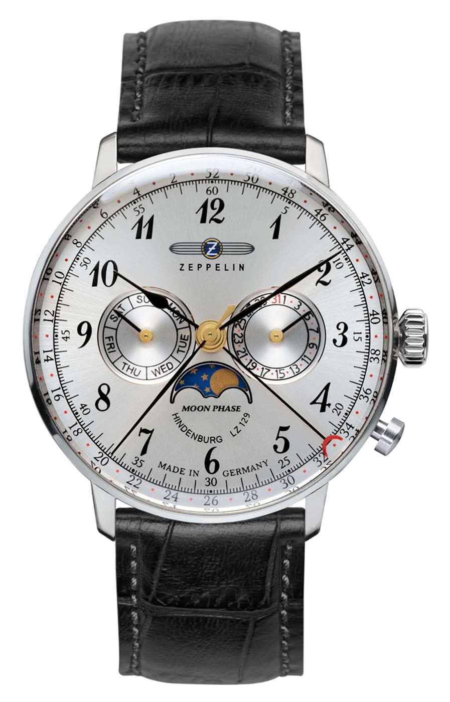Zeppelin LZ129 Hindenburg 7036-1 Men's Watch • Aviation Design • Made in Germany