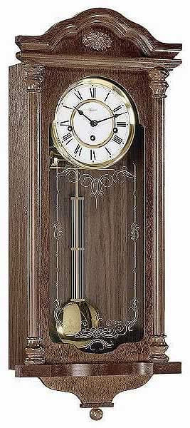 Hermle Wall Clock 68x29x11 cm Wood • Mechanical 14-day movement • Half-hour strike