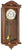 Hermle Wall Clock 68x29x11 cm Wood • Westminster Chime • Automatic Night Shut-off