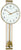 Hermle Wall Clock 58.42x25.4x7.62 cm Metal • German Quality Movement • Stylish Design