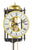 Hermle Wall Clock 62x15x10 cm Metal • Chime Strike • 8-Day Movement
