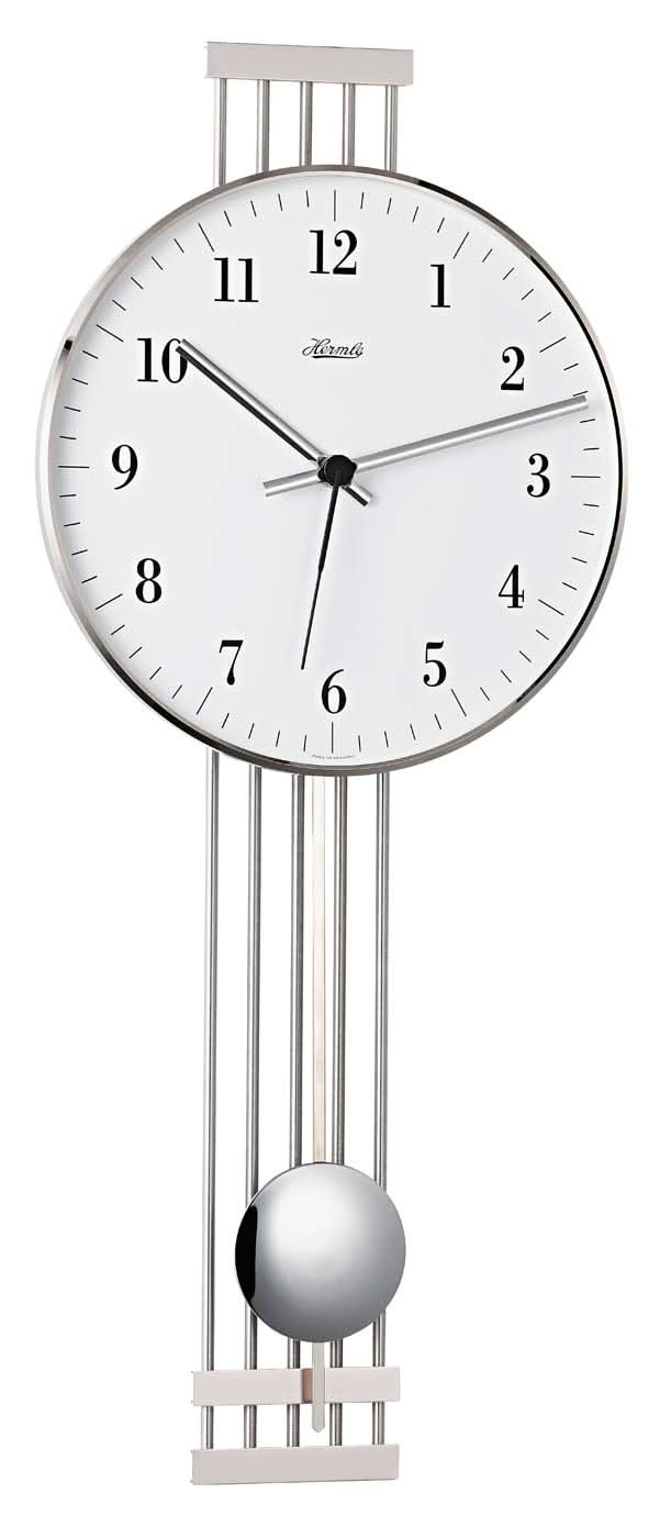 Hermle Wall Clock 56x24x7 cm Metal • Modern Design • Made in Germany