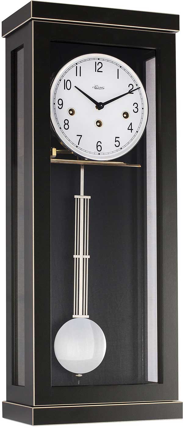 Hermle Wall Clock 57x22.5x13 cm Wood • Westminster Chime • Automatic Night Shut-off